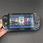 PS Vita Slim (128GB) - 580 Games | Black and Blue