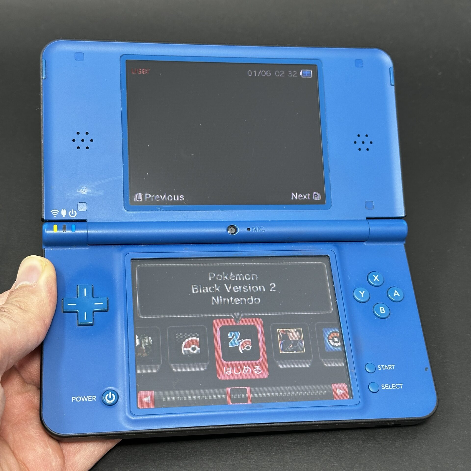 Nintendo DSi Xl (128GB) - 4000 Games | Midnight Blue (Reserve)