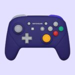 Custom Nintendo Switch Pro Controller | Gamecube Retro Indigo
