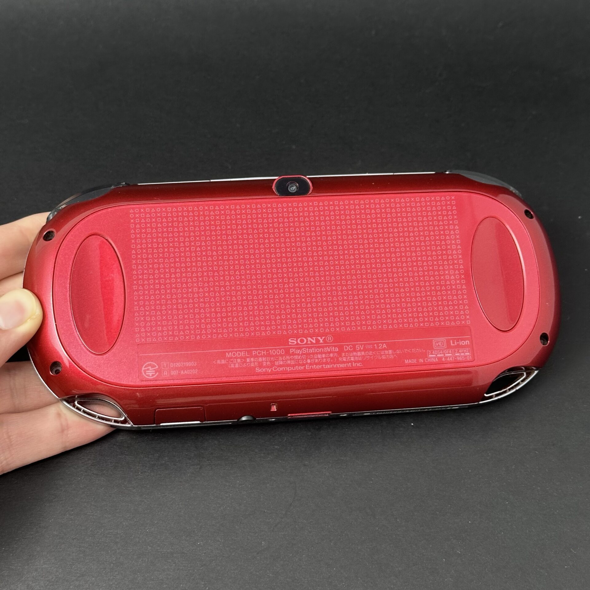 PS Vita OLED (128GB) - 580 Games | Cosmic Red w/ New Screen - Image 2