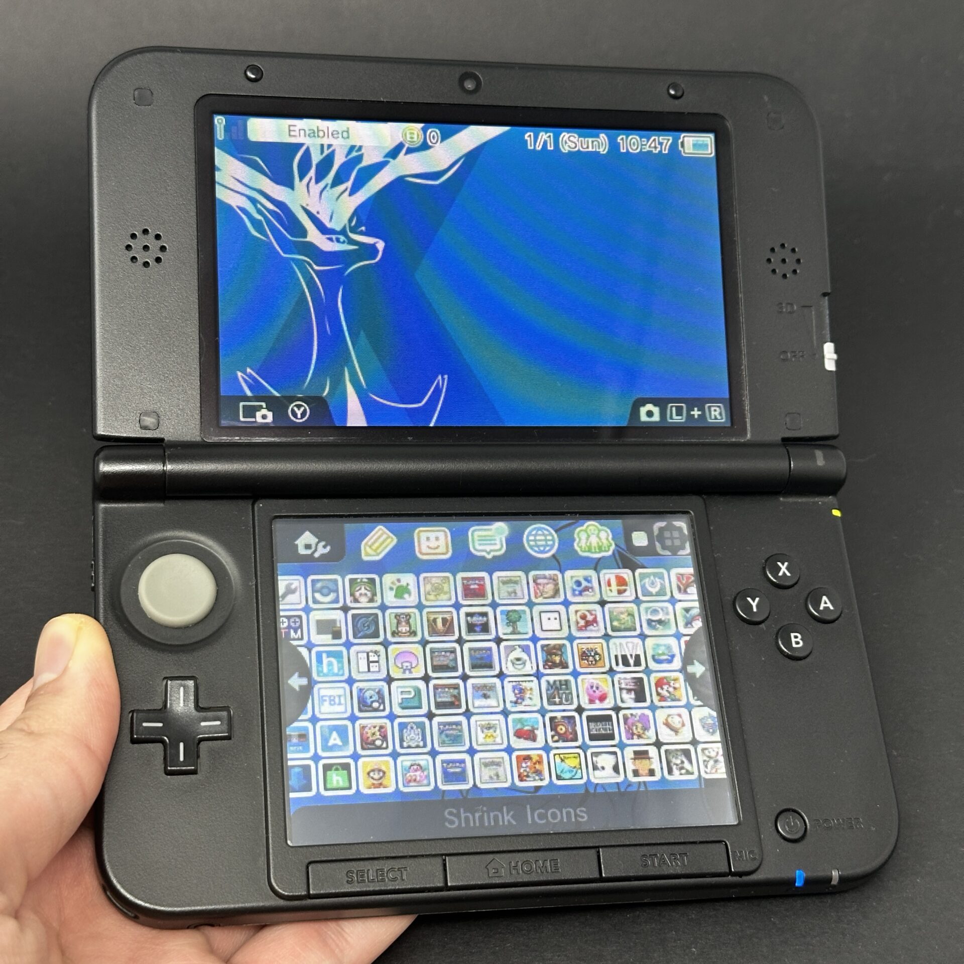 Nintendo 3DS XL (64GB) – 600+ Games | Pokémon XY Limited Edition Blue - Image 2