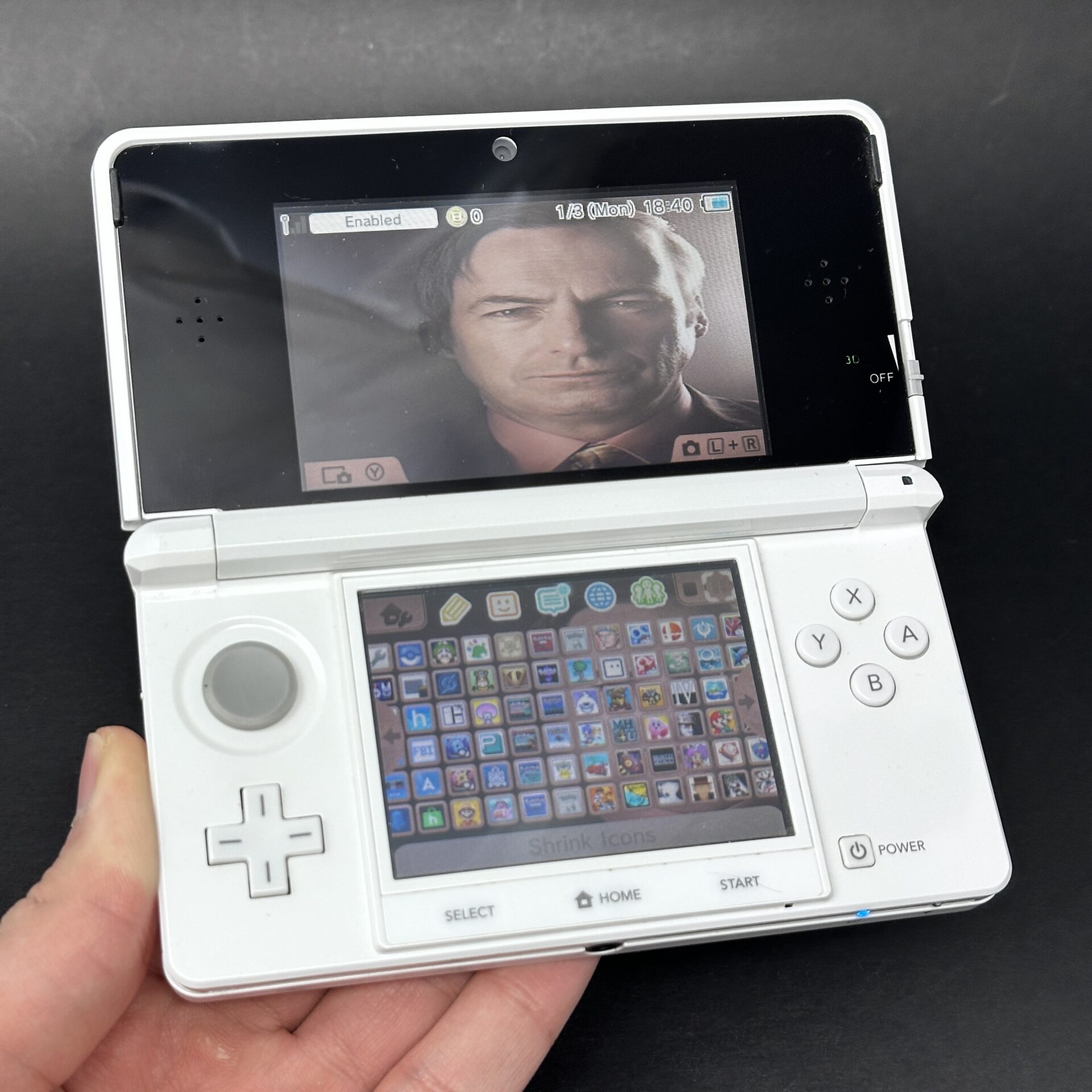 Nintendo 3DS (64GB) – 600+ Games | Pure White (Rare)