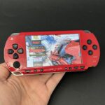 PSP 1000 (128GB) - 1050 Games |  Red and Black w/ IPS SCREEN