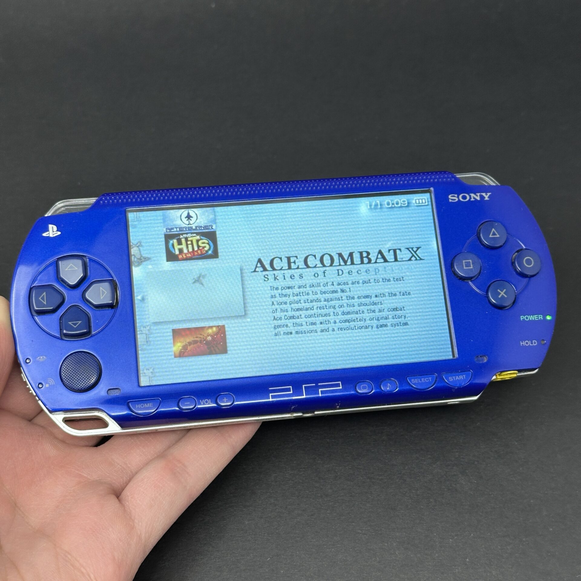 PSP 1000 (128GB) - 1050 Games | Cobalt Blue w/ IPS SCREEN