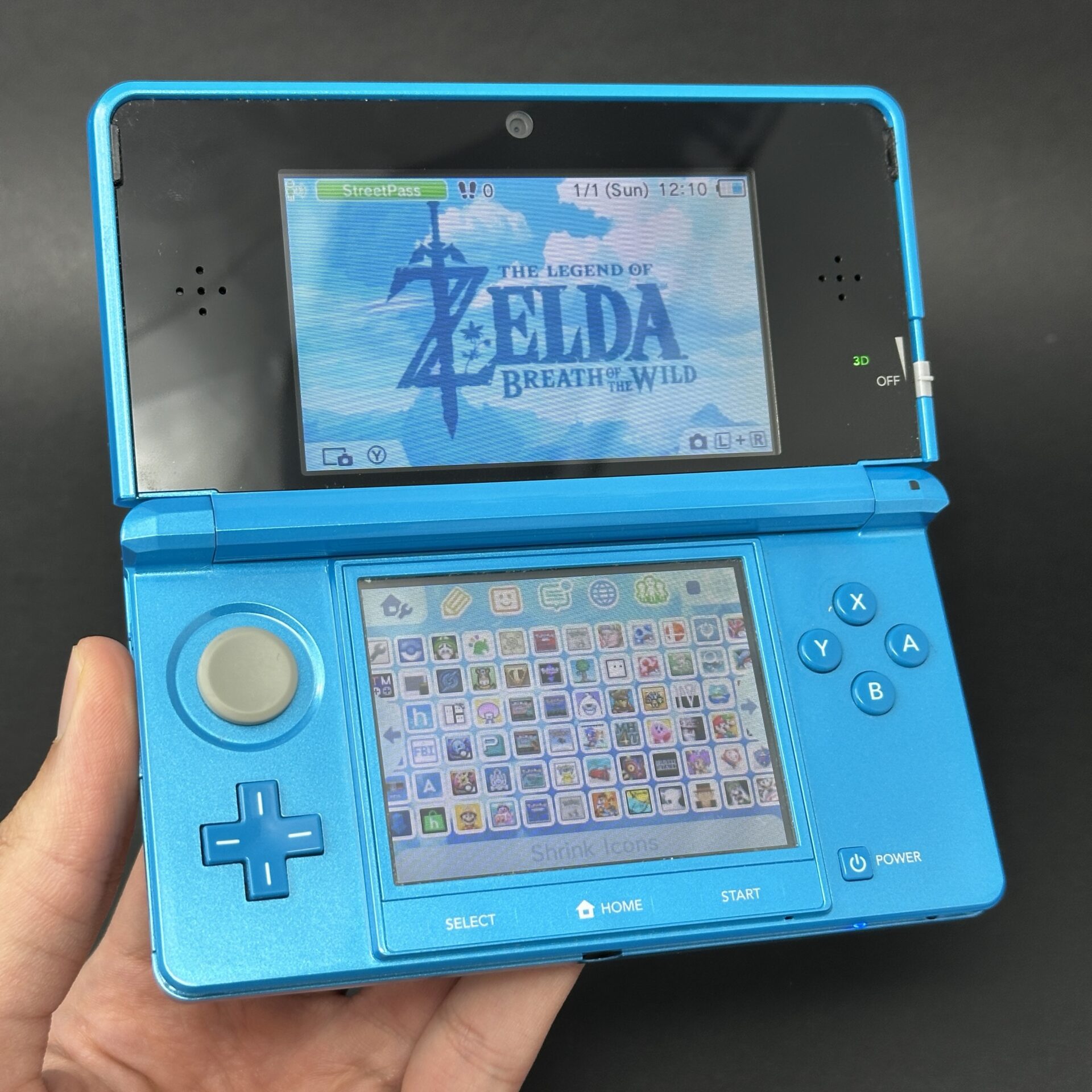 Nintendo 3DS (64GB) – 600+ Games | Cerulean Blue
