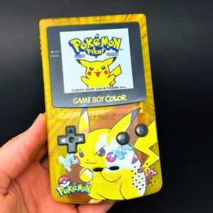 Custom Gameboy Color – Pikachu Edition | IPS Screen Upgrade