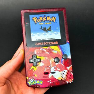 Custom Gameboy Color – Charizard Edition | IPS Screen Upgrade