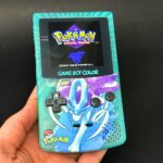 Custom Gameboy Color – Suicune Edition | IPS Screen Upgrade