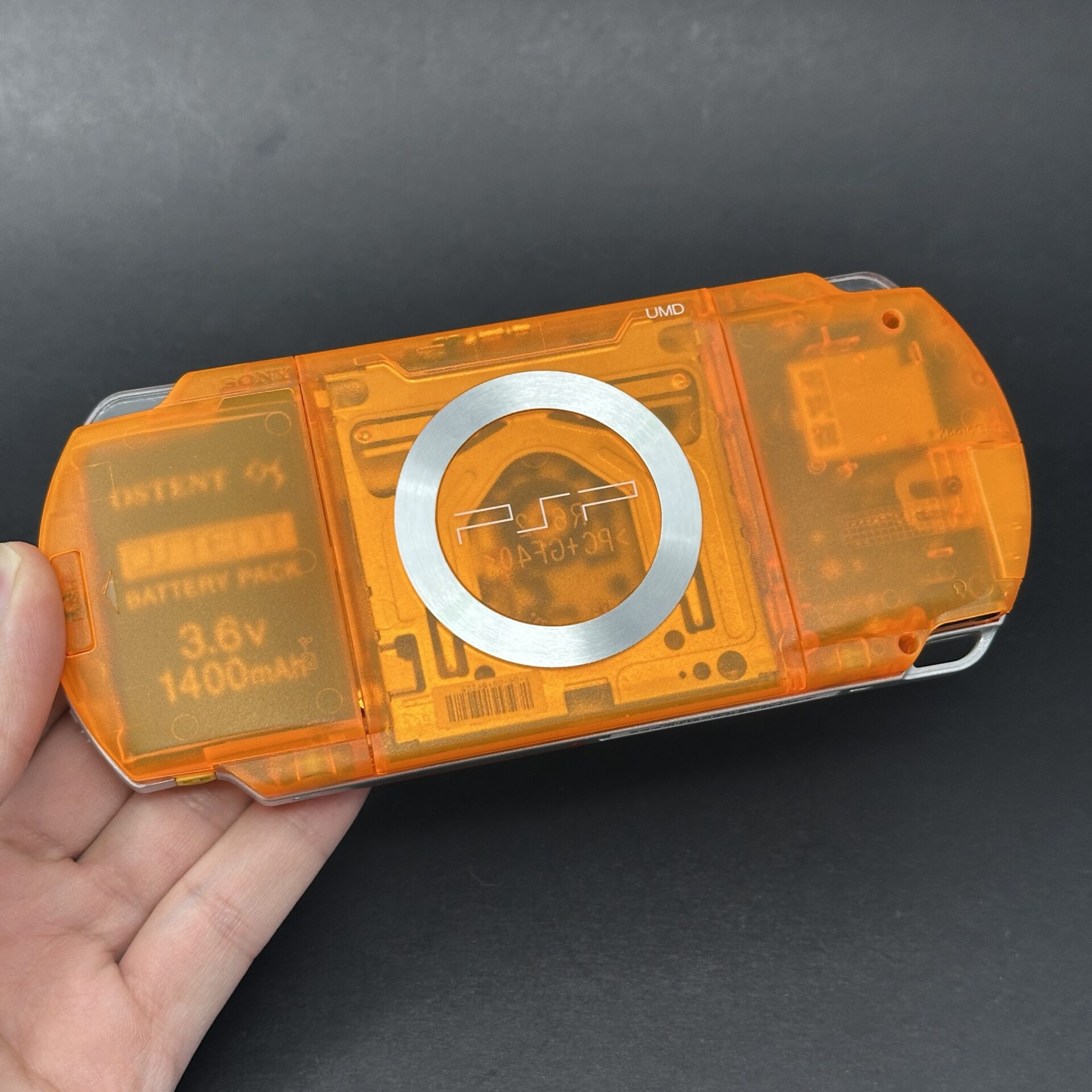 PSP 1000 (128GB) - 1050 Games | Fire Orange w/ IPS SCREEN - Image 2